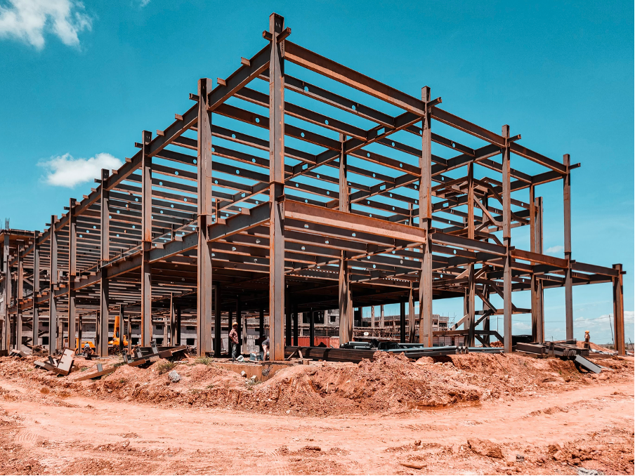 Multi-storey steel structure engineered by Innovative Building Solutions